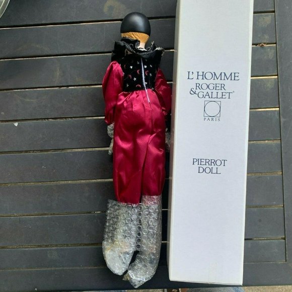 Vintage L'homme Roger Galley Paris Pierrot Doll - Picture 2 of 7
